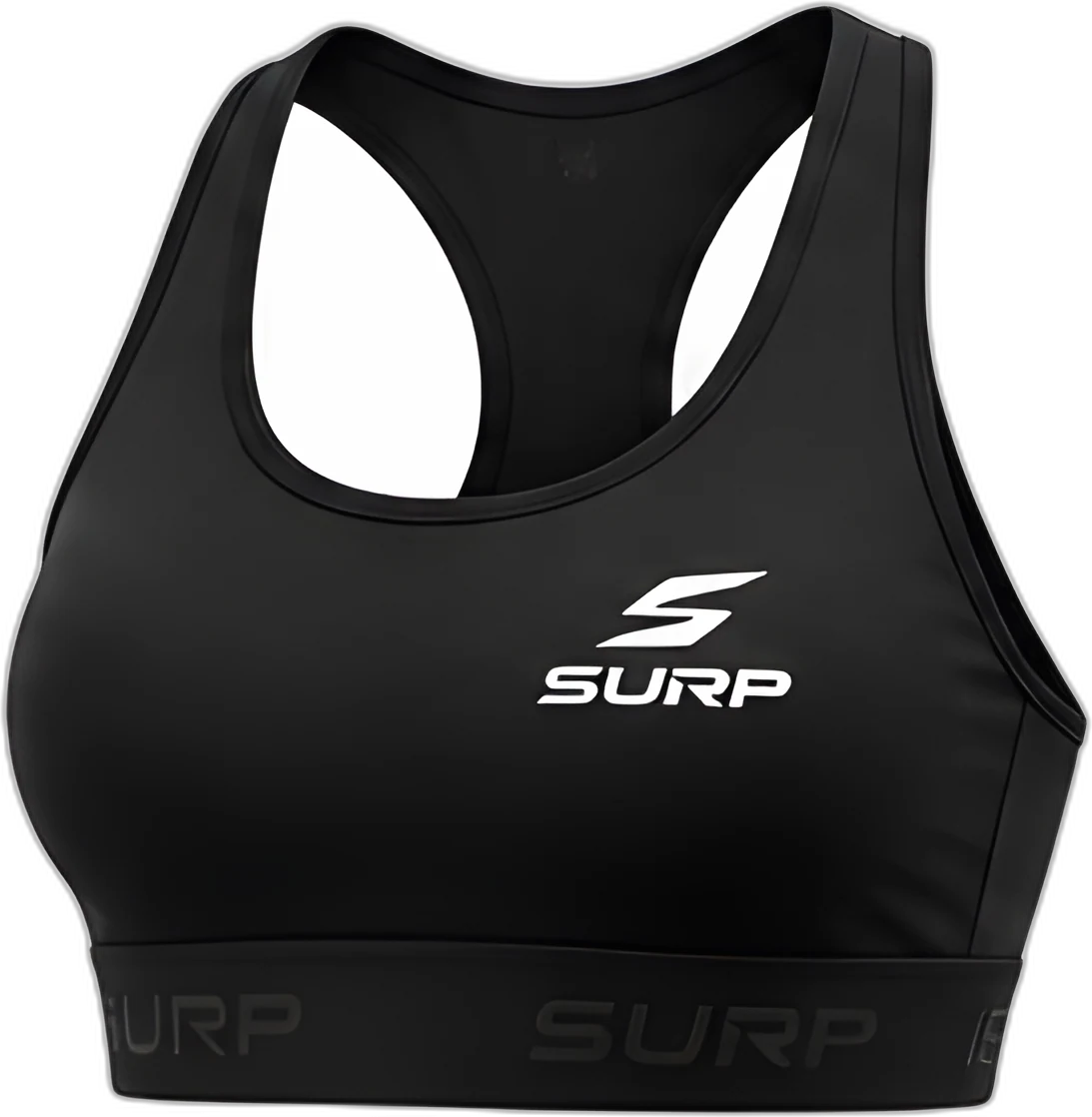 Black SURP sports bra